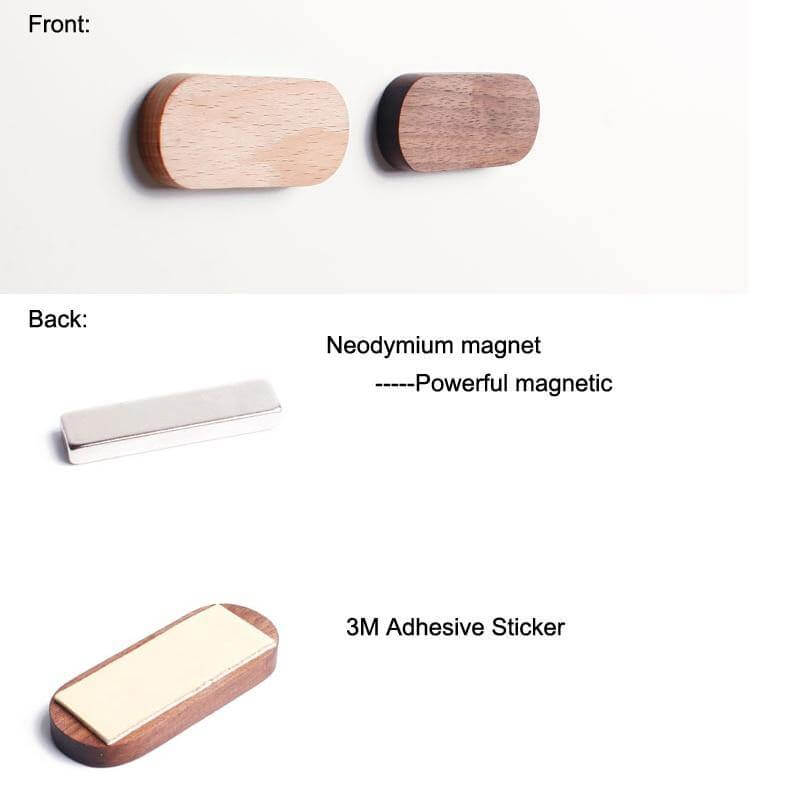 Magnetic Elegant Wood Key Holder - MaviGadget