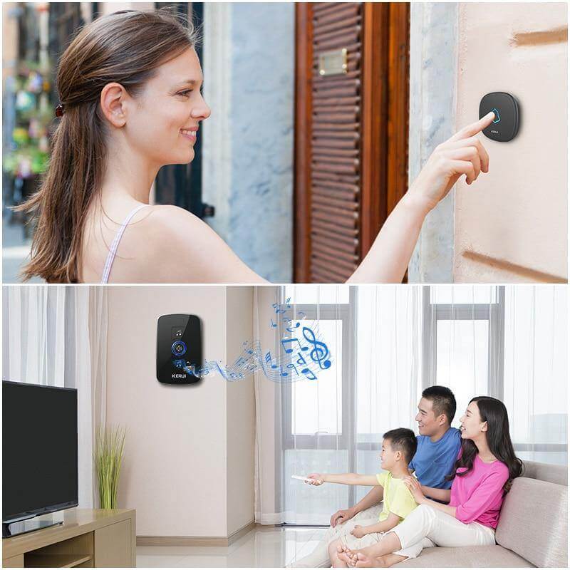 Wireless Waterproof Touch Button Doorbell - MaviGadget