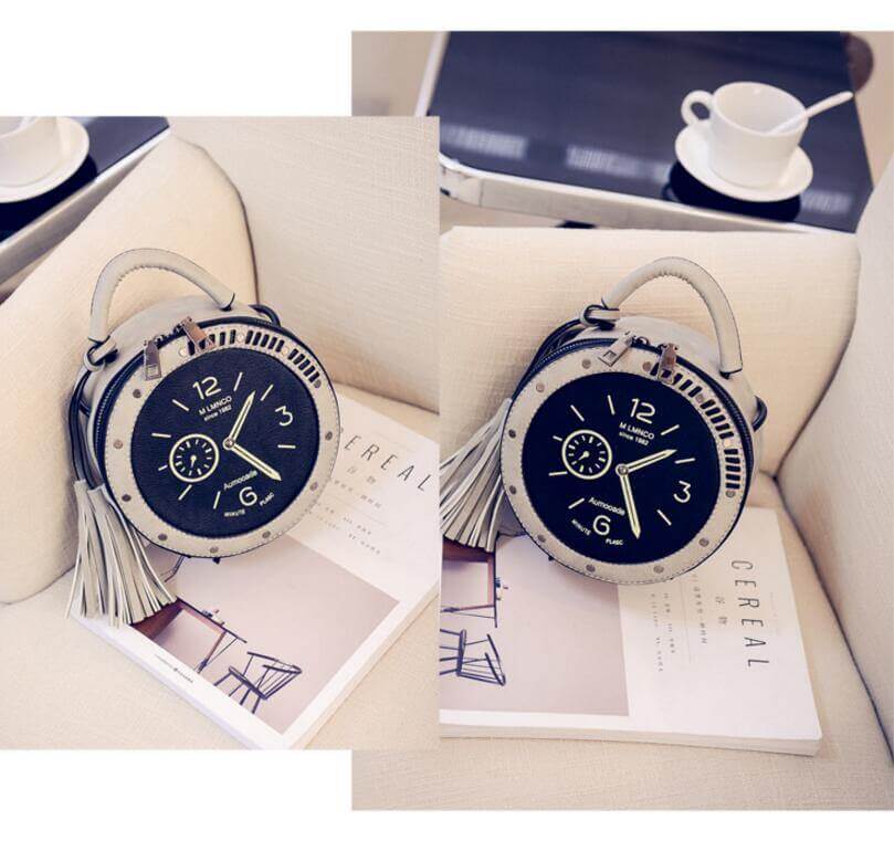 Creative Crossbody Clock Like Handbag - MaviGadget