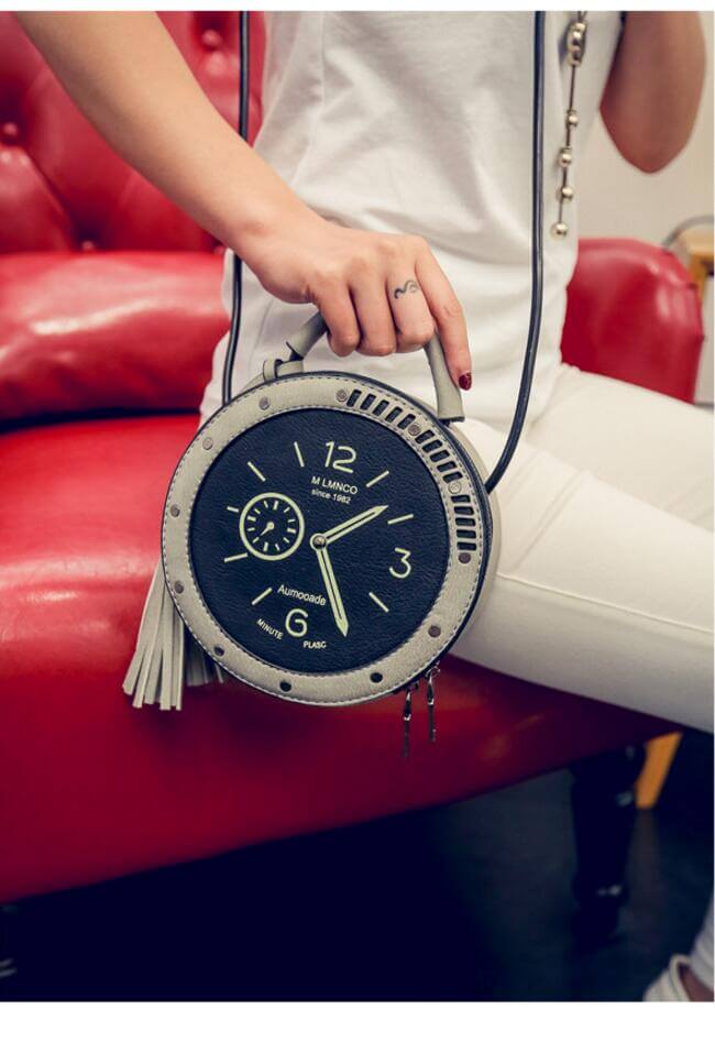 Creative Crossbody Clock Like Handbag - MaviGadget