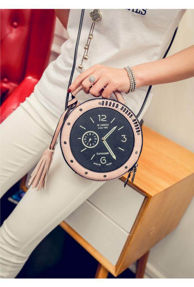 Creative Crossbody Clock Like Handbag - MaviGadget