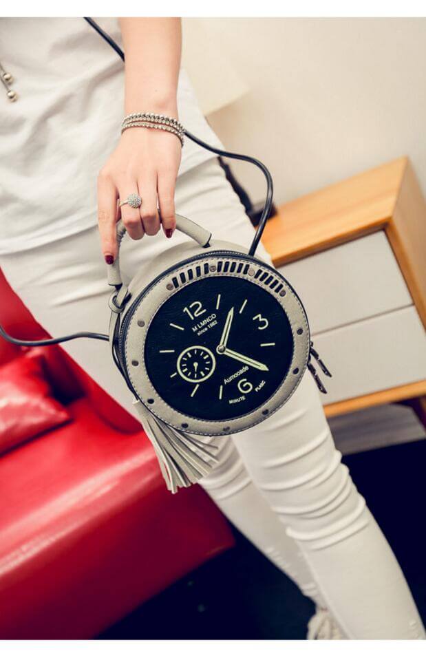Creative Crossbody Clock Like Handbag - MaviGadget