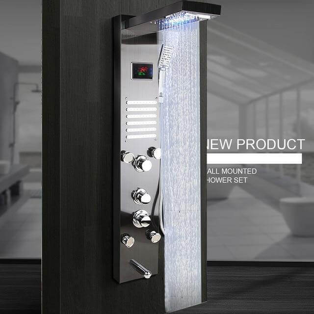 Elegant Digital Massage System Digital Led Panel Shower Sets - MaviGadget