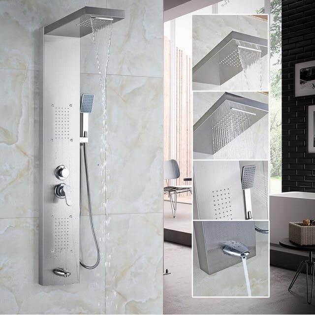 Elegant Digital Massage System Digital Led Panel Shower Sets - MaviGadget