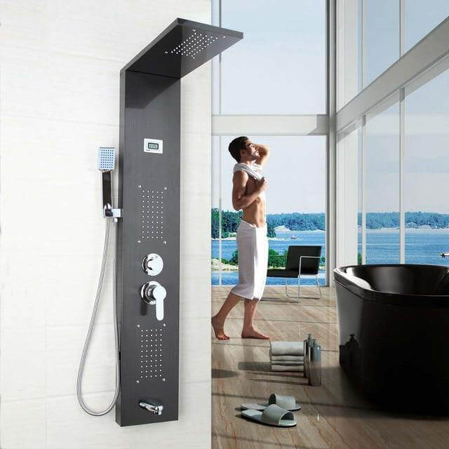 Elegant Digital Massage System Digital Led Panel Shower Sets - MaviGadget