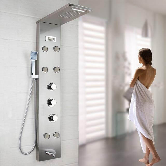 Elegant Digital Massage System Digital Led Panel Shower Sets - MaviGadget