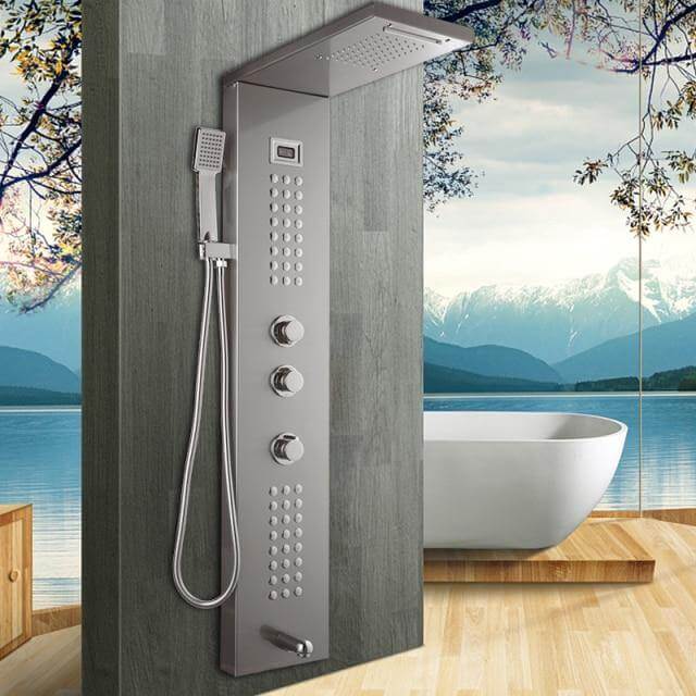Elegant Digital Massage System Digital Led Panel Shower Sets - MaviGadget