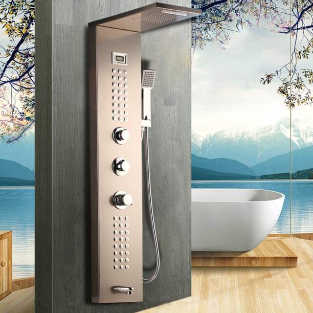 Elegant Digital Massage System Digital Led Panel Shower Sets - MaviGadget