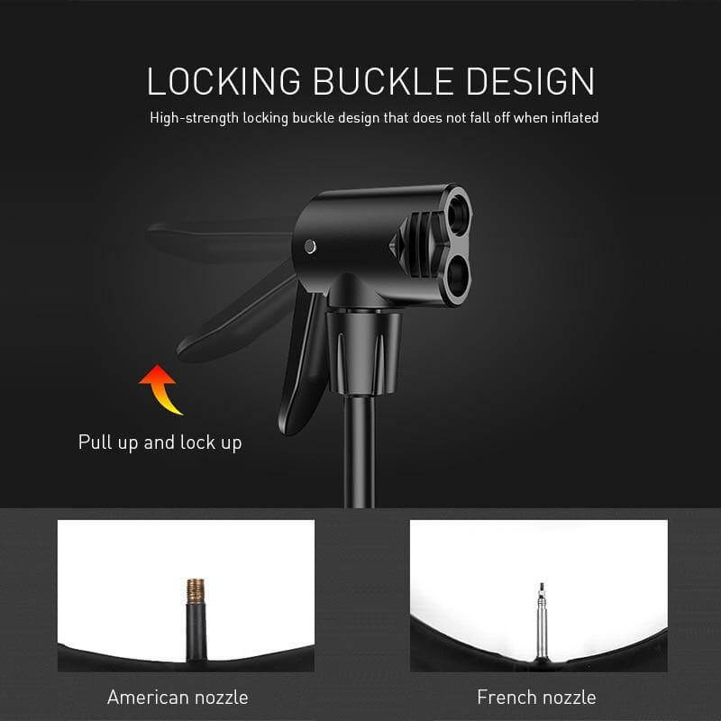 Portable Easy Bike Air Inflator Pedal Pump - MaviGadget
