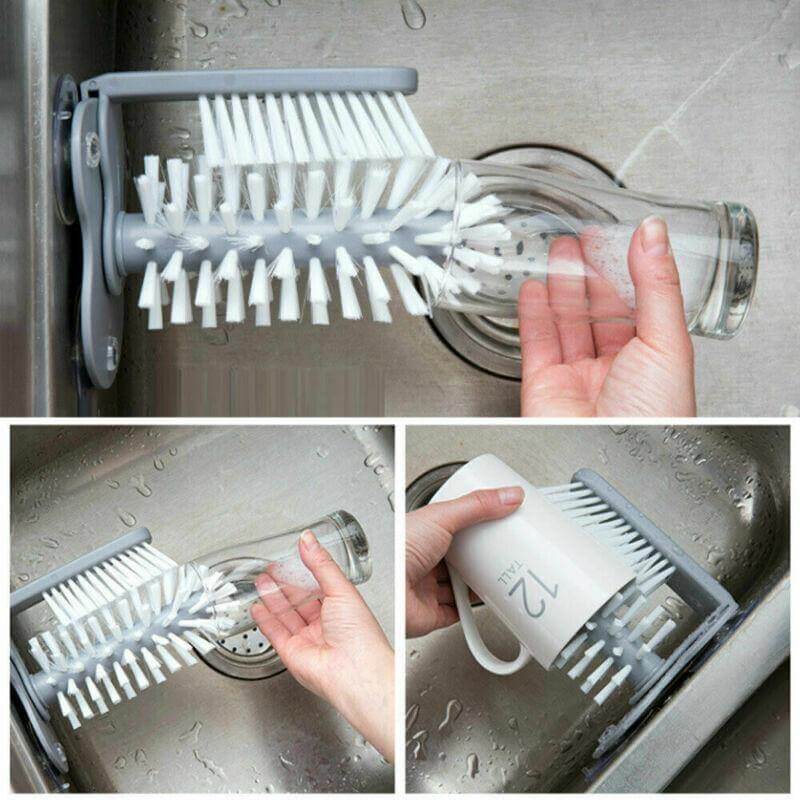 2in1 Suction Dishwashing Brush - MaviGadget