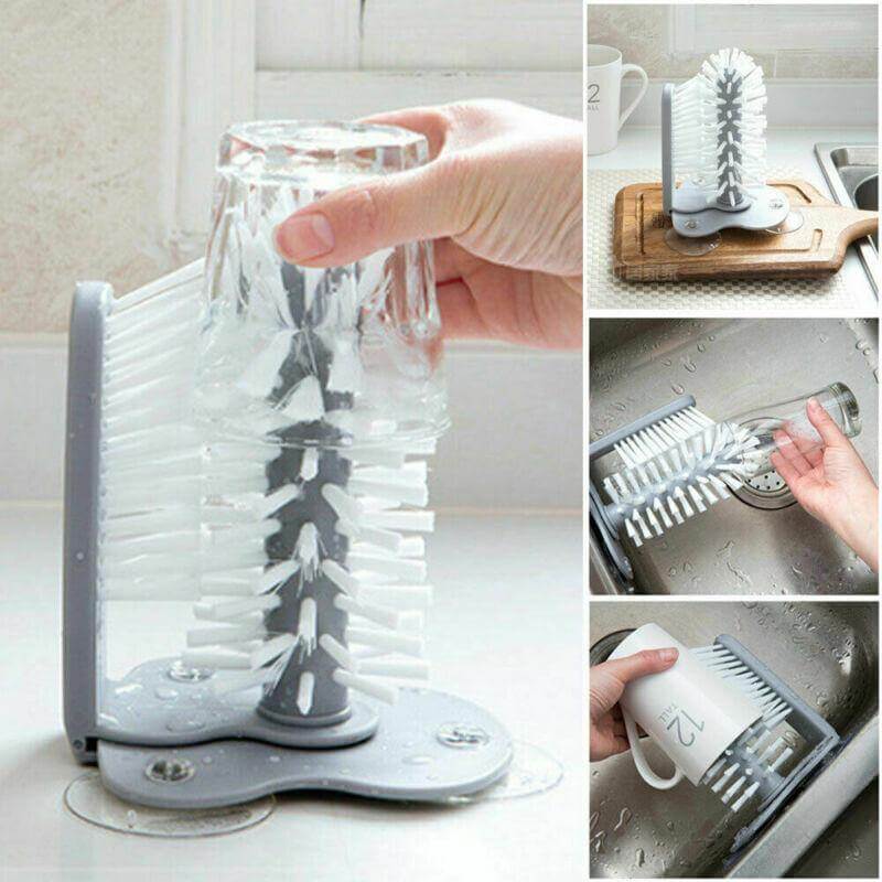 2in1 Suction Dishwashing Brush - MaviGadget