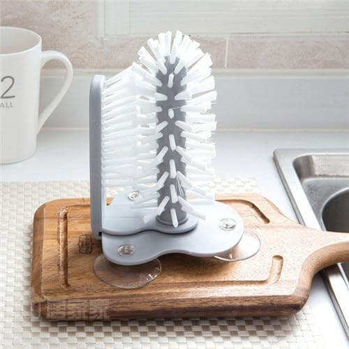 2in1 Suction Dishwashing Brush - MaviGadget
