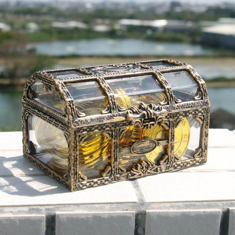 Transparent Pirate Treasure Box Organizer - MaviGadget