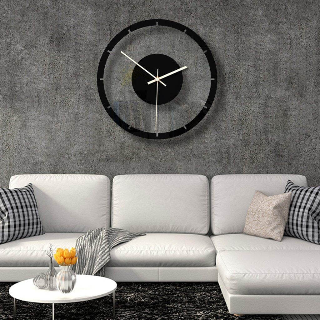 Acrylic Large Iron Retro Wall Clock - MaviGadget