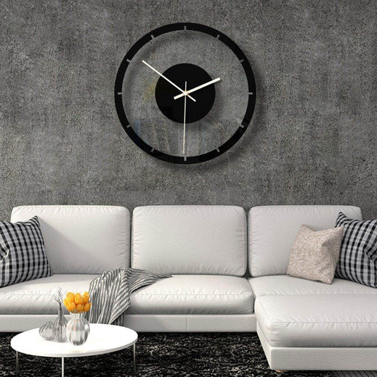 Acrylic Large Iron Retro Wall Clock - MaviGadget