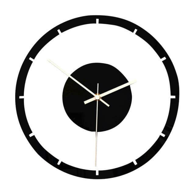 Acrylic Large Iron Retro Wall Clock - MaviGadget