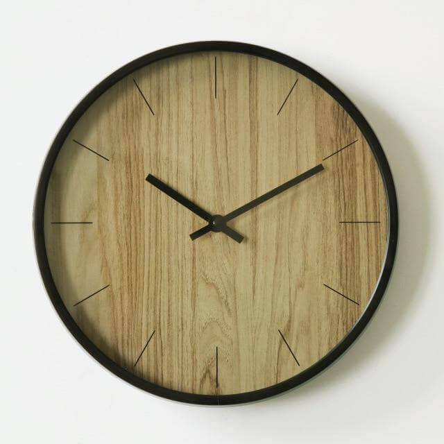 Simple Wood Vintage Design Wall Clock - MaviGadget