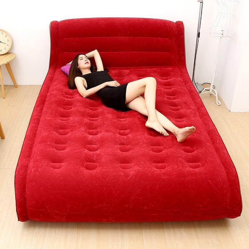 Portable Inflatable Double Air Bed Mattress - MaviGadget