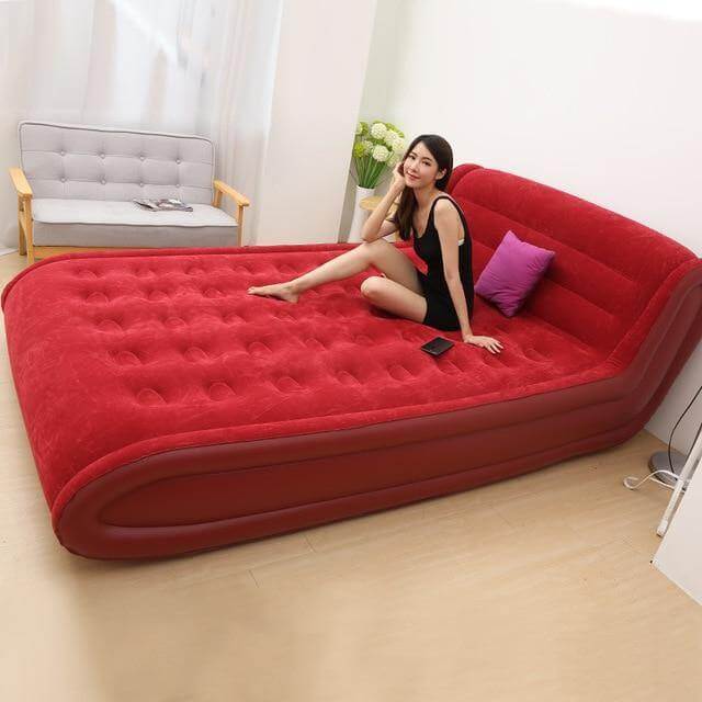Portable Inflatable Double Air Bed Mattress - MaviGadget