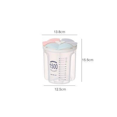 Kitchen Transparent Flower Sealed Storage Tank - MaviGadget