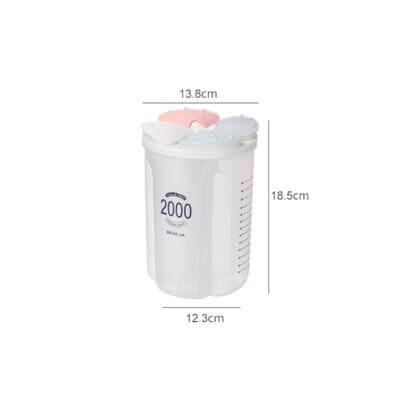 Kitchen Transparent Flower Sealed Storage Tank - MaviGadget