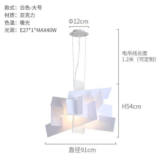 Modern Nordic Acrylic Hanging Pendant Lights - MaviGadget