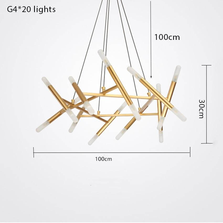 Nordic Modern Elegant Tree Branch Chandelier - MaviGadget