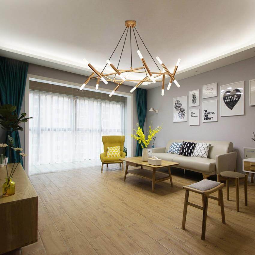 Nordic Modern Elegant Tree Branch Chandelier - MaviGadget