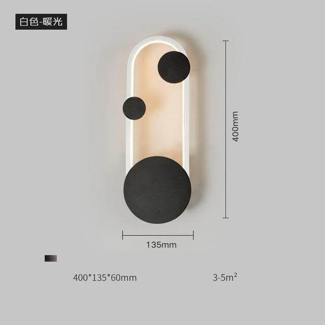 Modern Led Creative Nordic Earthly Wall Lamp - MaviGadget
