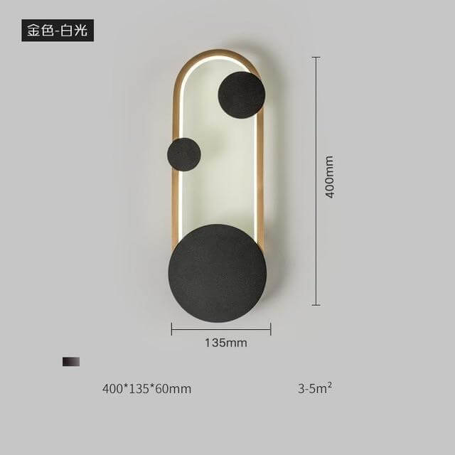 Modern Led Creative Nordic Earthly Wall Lamp - MaviGadget