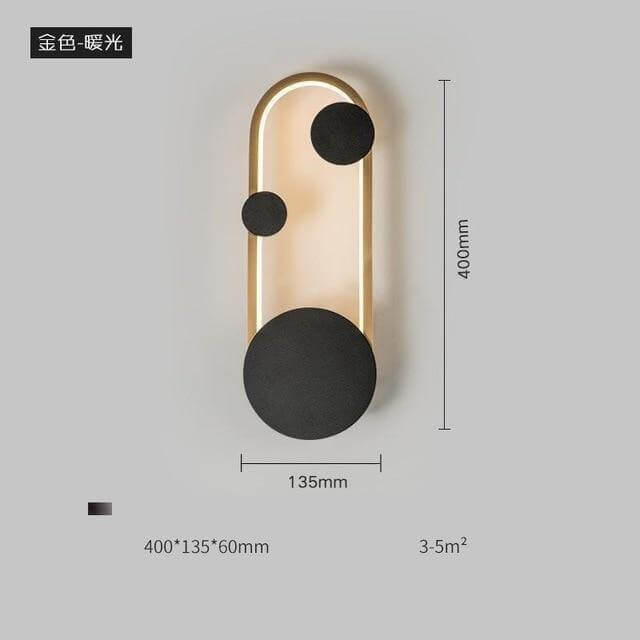 Modern Led Creative Nordic Earthly Wall Lamp - MaviGadget