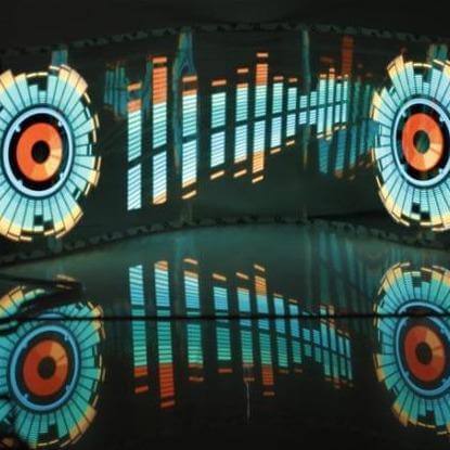 Car Windshield LED Sound Activated Equalizer Neon Sticker - MaviGadget