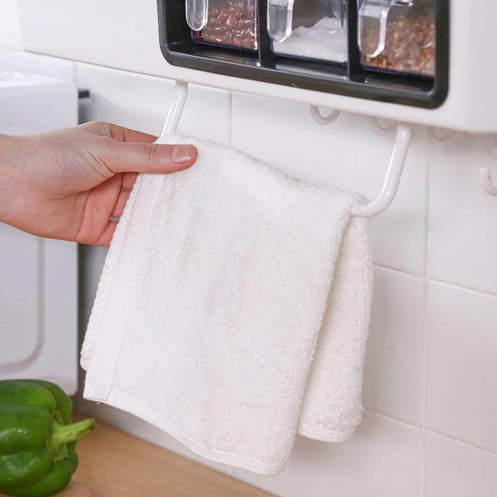 Multipurpose Useful Shelf Seasoning Storage Organizer with Phone Holder - MaviGadget