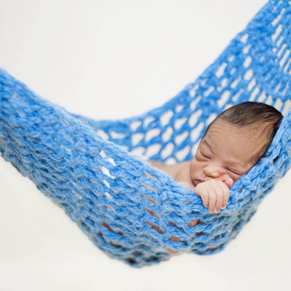 Crochet Knit Cocoons Newborn Baby Hammock - MaviGadget