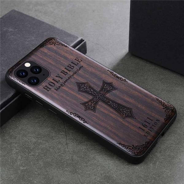 Luxury Wooden Flexible iPhone Case - MaviGadget