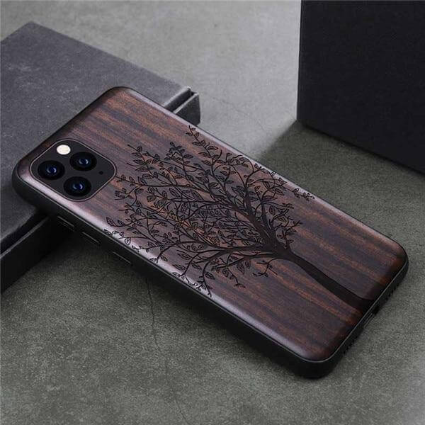 Luxury Wooden Flexible iPhone Case - MaviGadget
