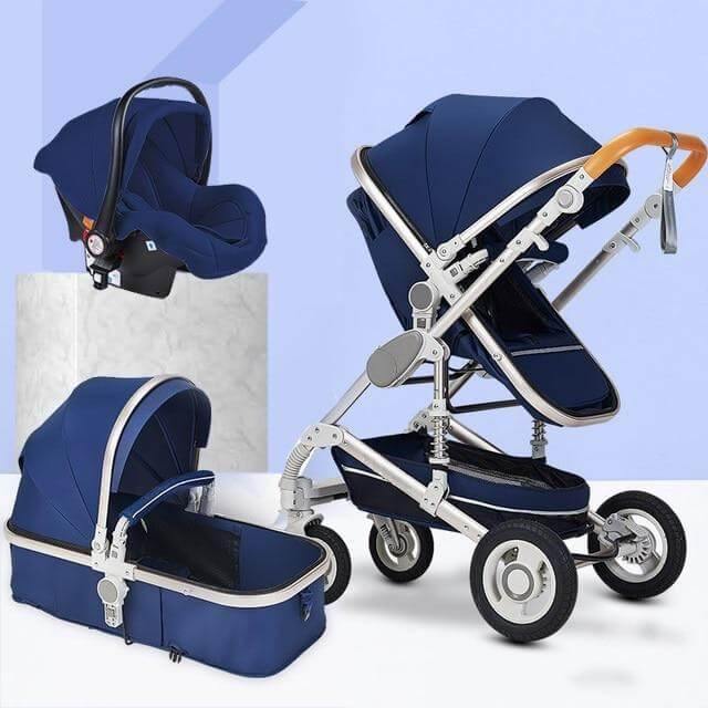 3 in 1 High-Landscape Bidirectional Portable Foldable Baby Stroller - MaviGadget