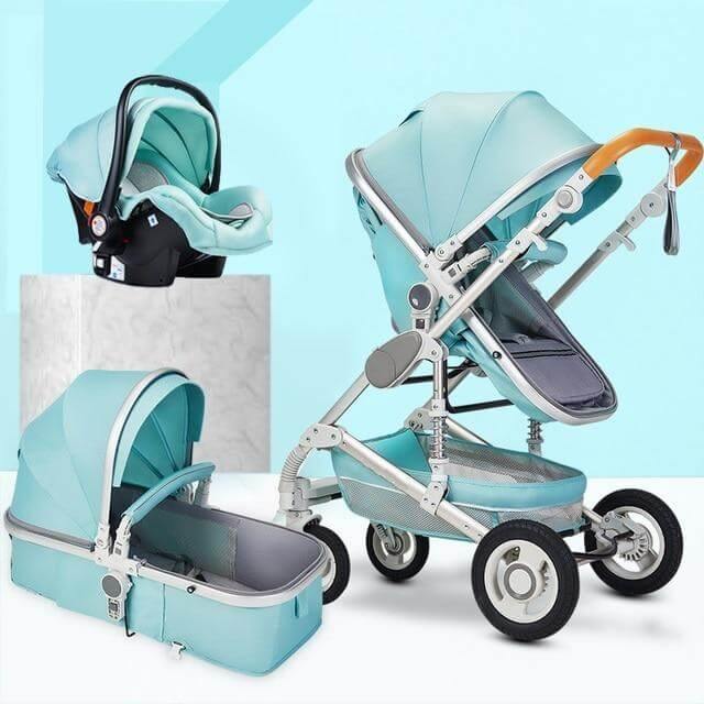 3 in 1 High-Landscape Bidirectional Portable Foldable Baby Stroller - MaviGadget