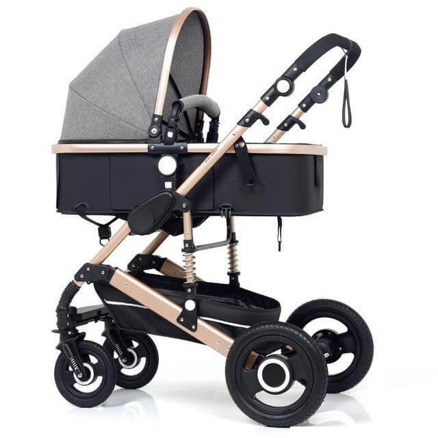 3 in 1 High-Landscape Bidirectional Portable Foldable Baby Stroller - MaviGadget