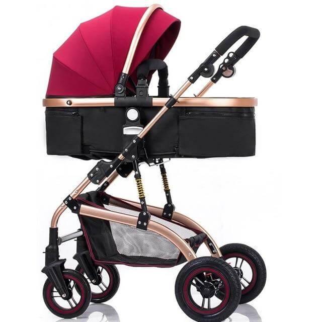 3 in 1 High-Landscape Bidirectional Portable Foldable Baby Stroller - MaviGadget