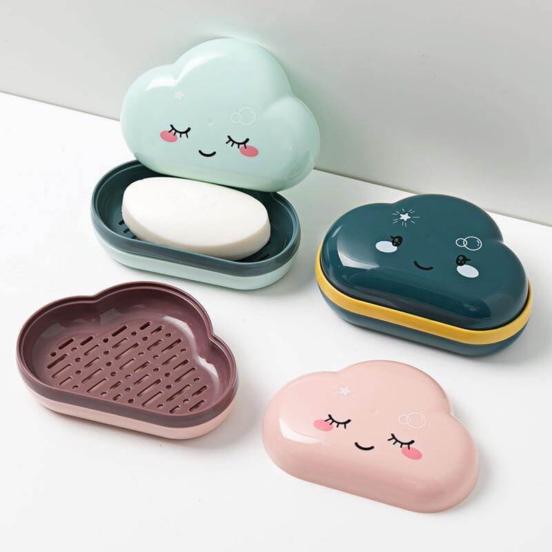 Cute Cartoon Clouds Soap Holder - MaviGadget