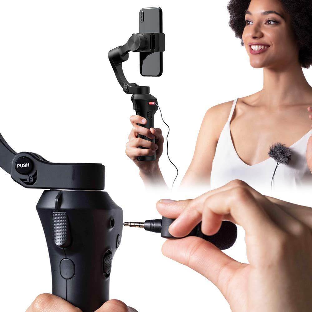 Atom Foldable Wireless Charging Smart Phone Stabilizer - MaviGadget