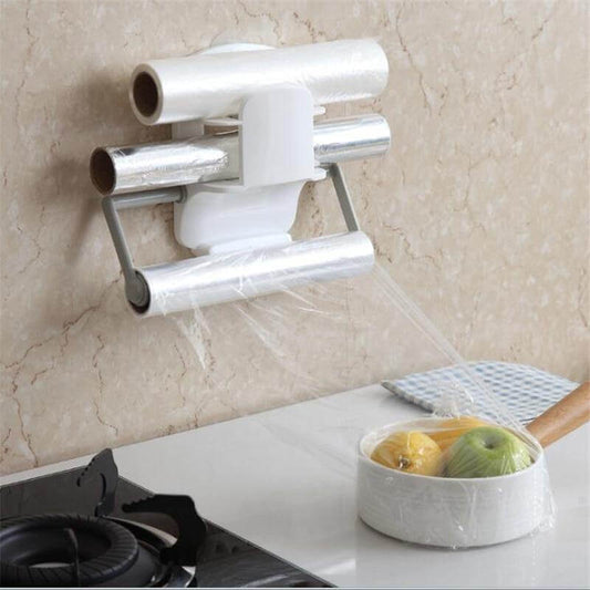 Wall Mounted Paper Film Roll Cutting Holder - MaviGadget
