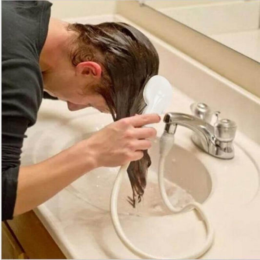 Kitchen Bathroom Faucet Shower Head Spray with extension cord - MaviGadget