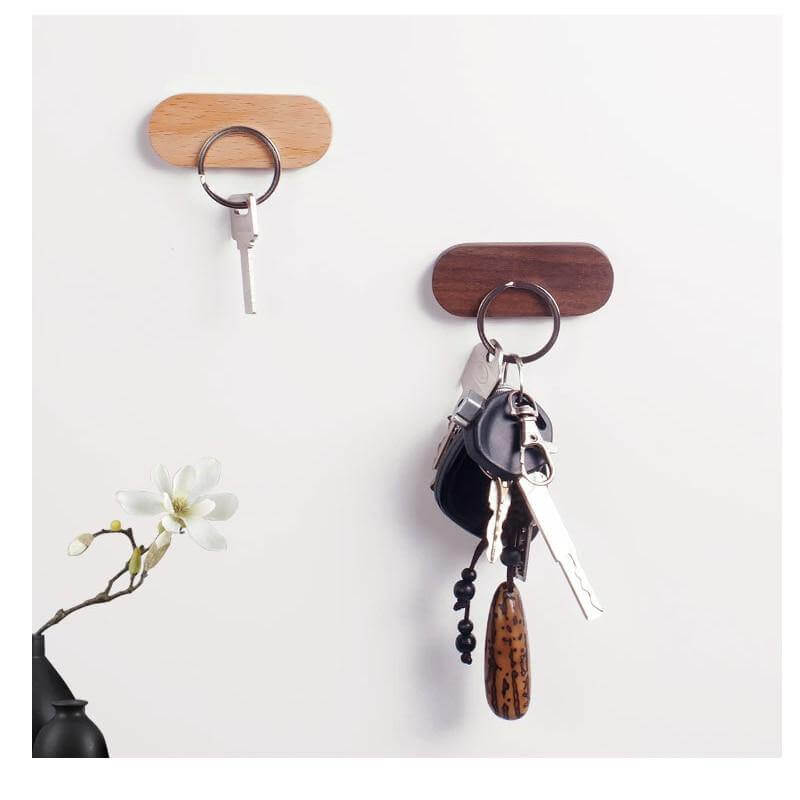 Magnetic Elegant Wood Key Holder - MaviGadget