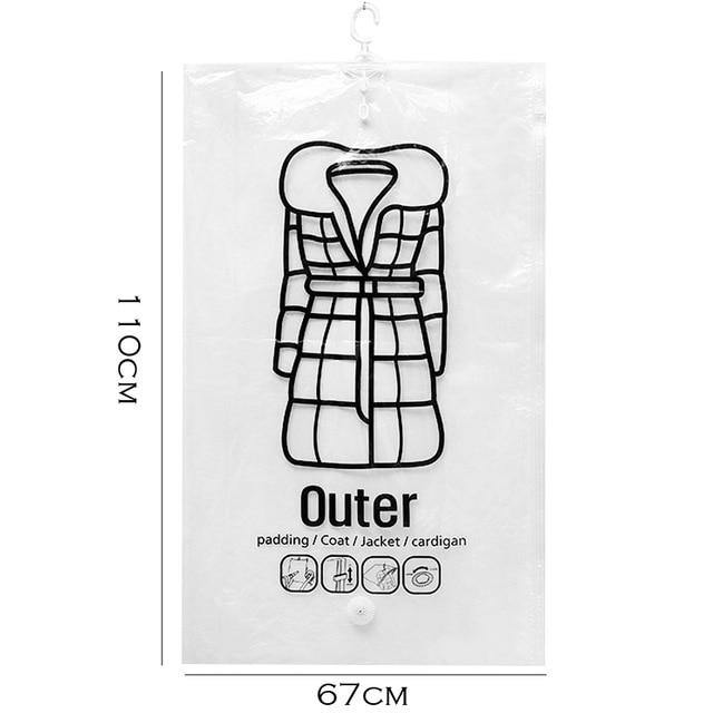 Closet Organizer Hanging Vacuum Bag - MaviGadget
