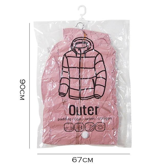 Closet Organizer Hanging Vacuum Bag - MaviGadget