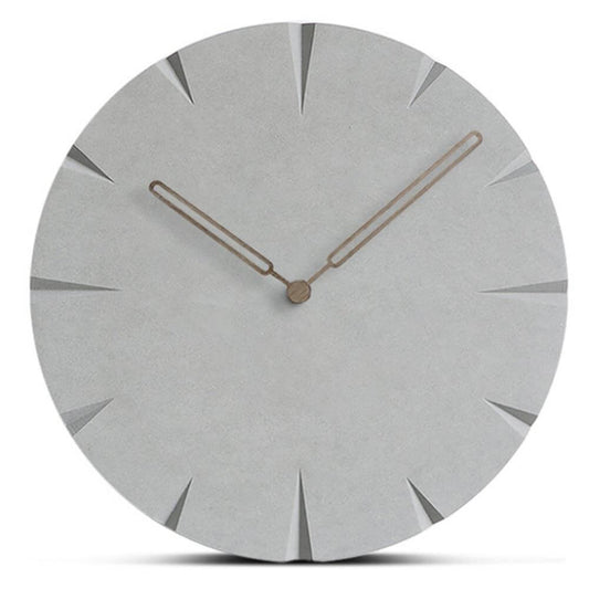 Novel Grey Life Wooden Wall Clock - MaviGadget