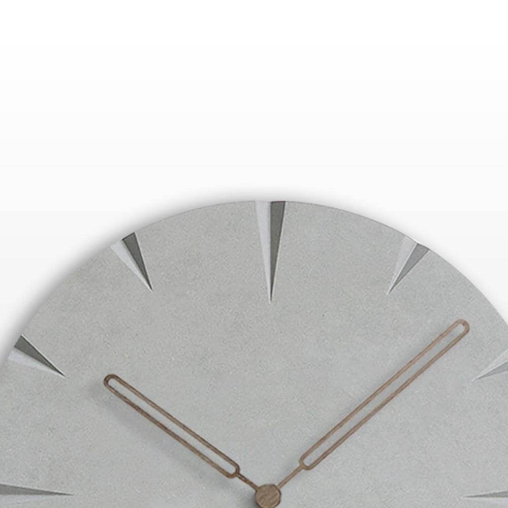 Novel Grey Life Wooden Wall Clock - MaviGadget