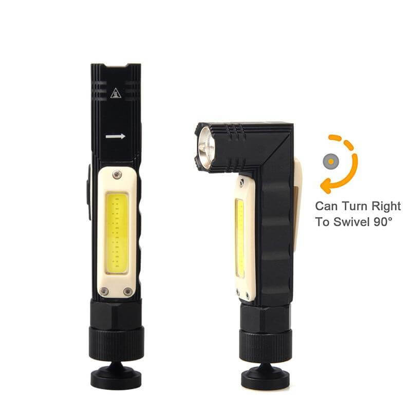 Rechargeable Magnetic Adjustable Camping Flashlight - MaviGadget